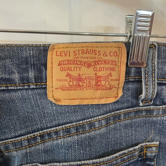 Levi's Straight Leg Sz 6L 512 Slim Tapered Women's Jeans in Denim Blue - Picture 3 of 5